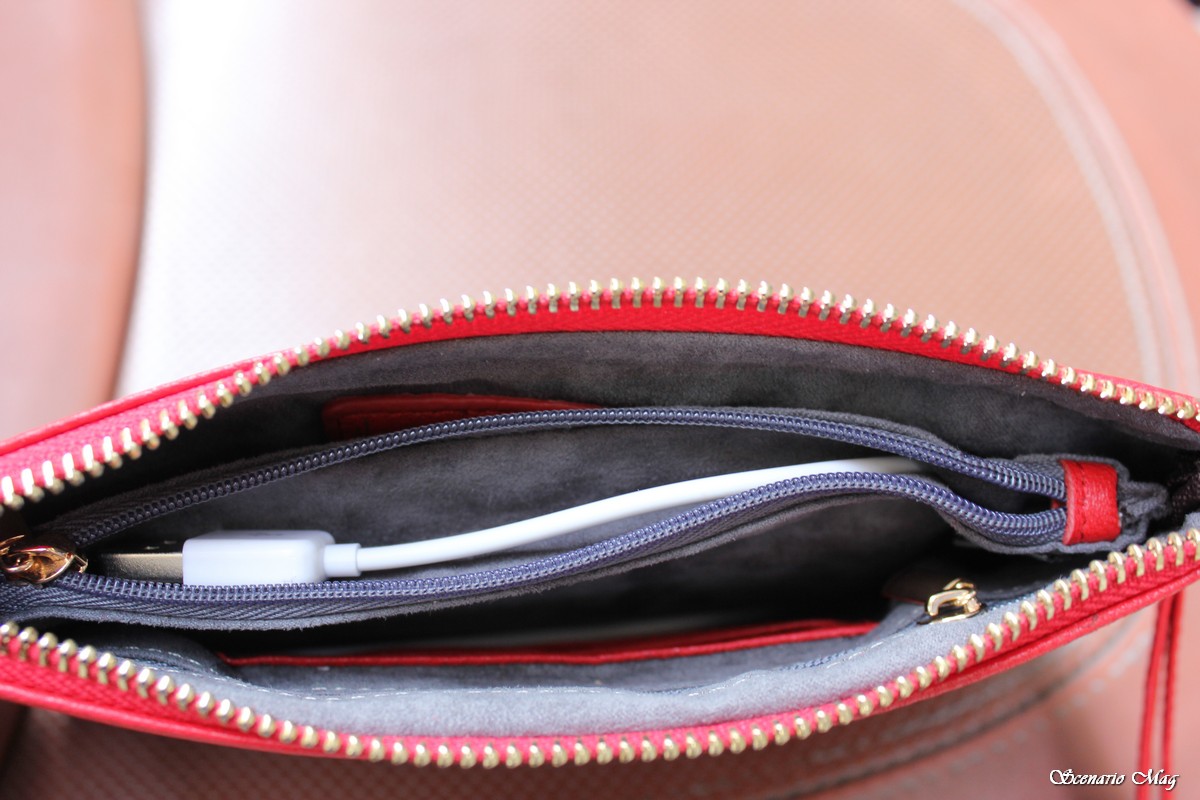 mighty purse pochette ricarica iphone e smartphone