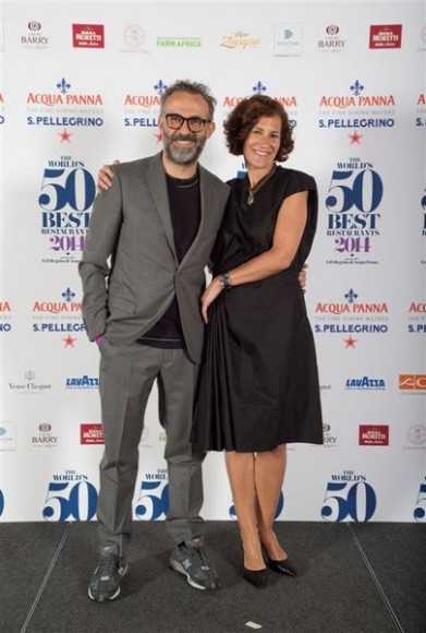 Massimo Bottura and Lara Gilmore