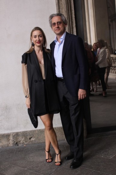06. Civicum - Brera Special Project - 28.05.14 - Michela Bruni Reichlin con il marito Riccardo Gambaccini